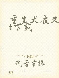 重生犬夜叉txt下载