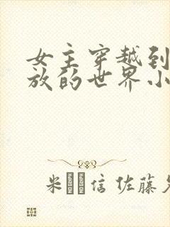 女主穿越到很开放的世界小说