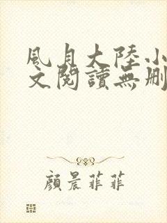 风月大陆小说全文阅读无删减