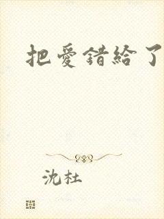 把爱错给了你