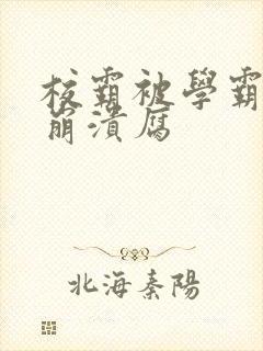 校霸被学霸玩到崩溃腐