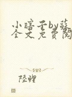 小瞎子by苏软全文免费阅读