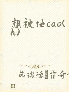 想被他cao(h)