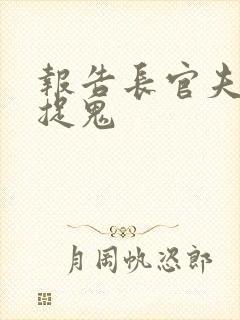 报告长官夫人在捉鬼
