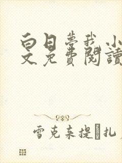 白日梦我小说全文免费阅读