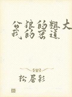 公狼的粗大挺进我的密道