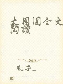 大团圆全文完整阅读