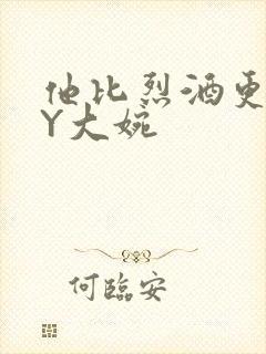 他比烈酒更撩BY大婉