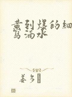 黄到爆的细节描写滴水