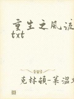 重生之风流仕途txt