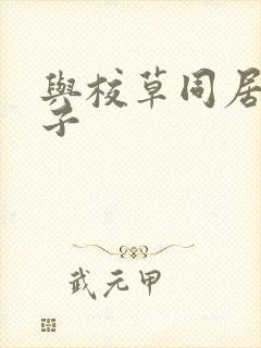 与校草同居的日子