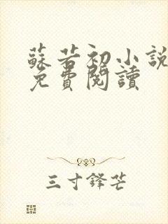 苏若初小说全文免费阅读