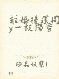 离婚后还同居by一枝独秀