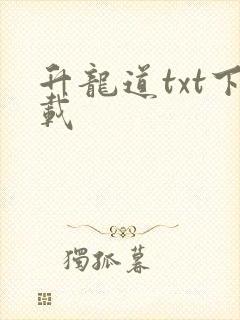 升龙道txt下载