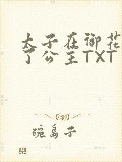 太子在御花园要了公主TXT