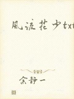 风流花少txt