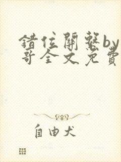 错位关系by东哥全文免费阅读