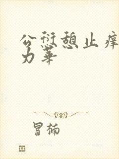 公愆憩止痒古悦力华
