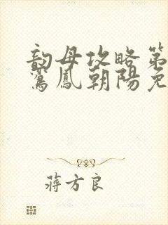 韵母攻略第二部鸾凤朝阳免费阅读