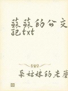 苏苏的公交车日记txt