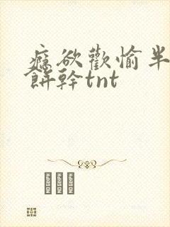 瘾欲欢愉半块小饼干tnt