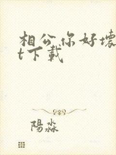 相公你好坏txt下载