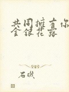 共同拥有你by金银花露