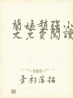 兰姨赵强小说全文免费阅读