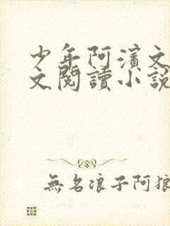 少年阿滨文全全文阅读小说