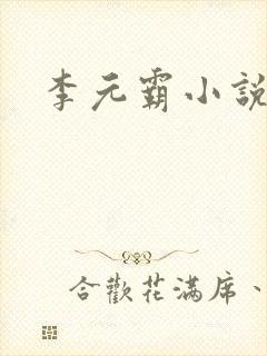 李元霸小说