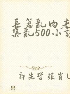 长篇乱肉老师合集乱500小说