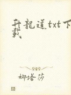 升龙道txt下载