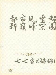 都市风云超前更新巅峰宏图