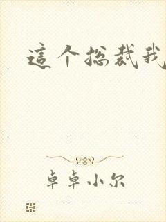 这个总裁我要了