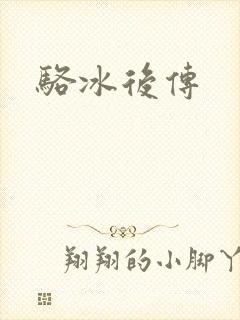 骆冰后传
