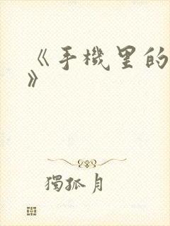 《手机里的秘密》