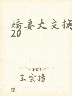 娇妻大交换1一20