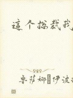 这个总裁我要了