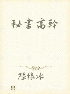 《秘书高干》小说封面