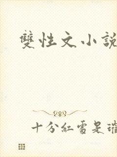 双性文小说