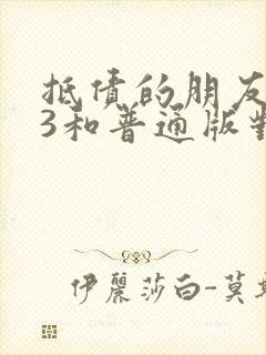 抵债的朋友麦子3和普通版对比