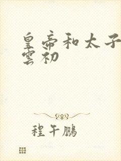 皇帝和太子妃h云初