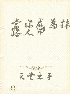 当你成为抹布文路人甲