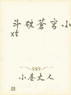 斗破苍穹小说txt封面