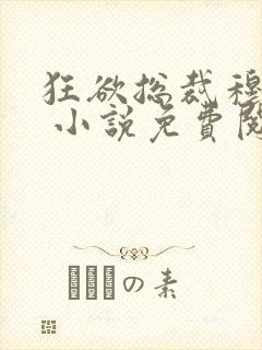 狂欲总裁穆非雪 小说免费阅读