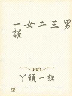 一女二三男事小说
