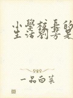 小学校长的幸福生活刘芳是谁