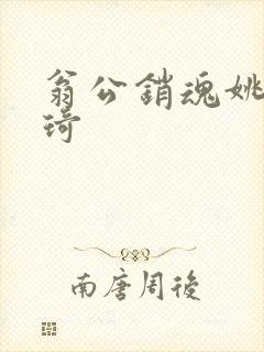 翁公销魂姚瑶琦琦