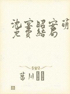 沈宴昭安萌全文免费结局