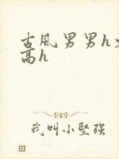 古风男男h文肉高h